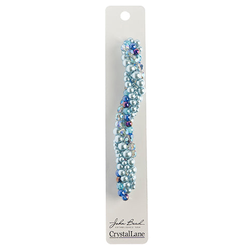 Crystal Lane Twisted Bead Strands Mix - Gentian