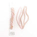 Crystal Lane Twisted Bead Strands Mix - Peony Pink