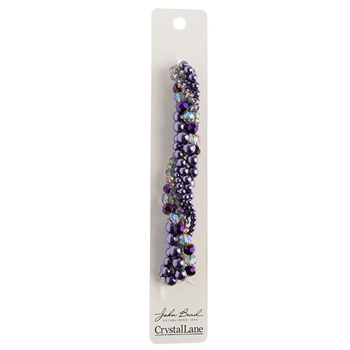 Crystal Lane Twisted Bead Strands Mix - Scabiosa
