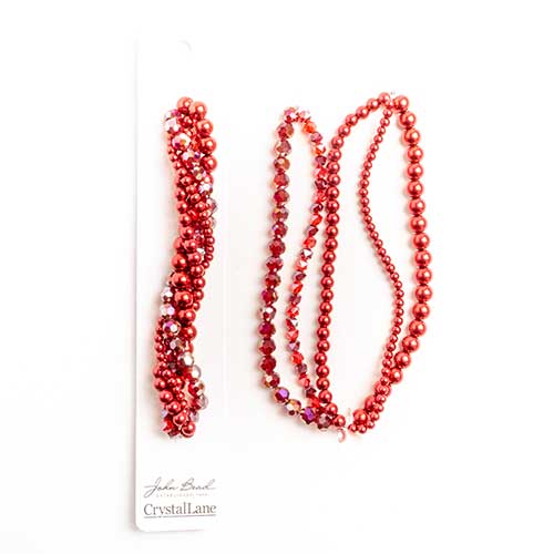 Crystal Lane Twisted Bead Strands Mix - Dahlia