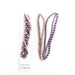 Crystal Lane Twisted Bead Strands Mix - Blackcurrant Swirl Moonflower