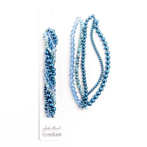 Crystal Lane Twisted Bead Strands Mix - Glory of the Snow
