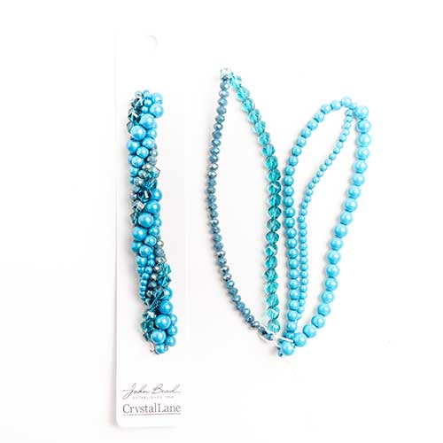 Crystal Lane Twisted Bead Strands Mix - Bird Bill Dayflower