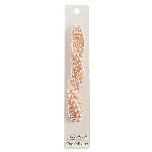 Crystal Lane Twisted Bead Strands Mix - Cherry Blossom