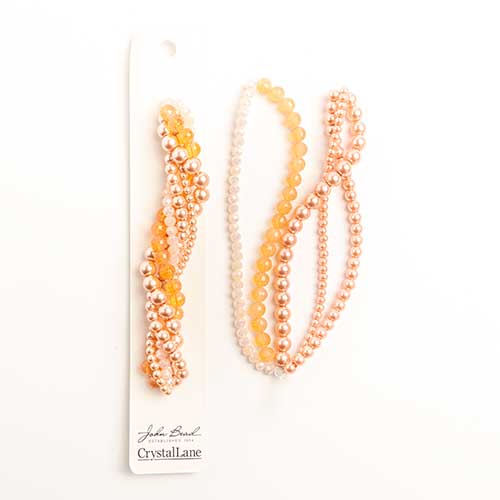 Crystal Lane Twisted Bead Strands Mix - Pincushion Protea