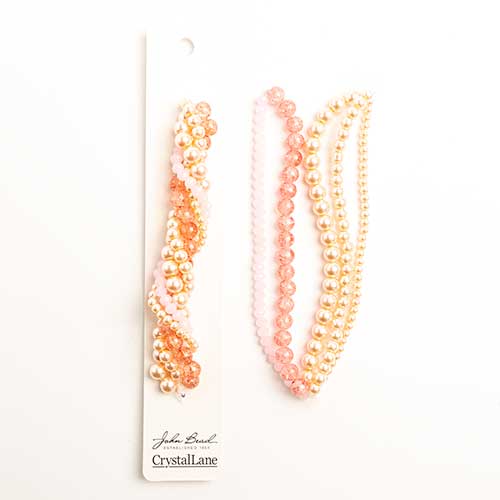 Crystal Lane Twisted Bead Strands Mix - Daylily Dritea