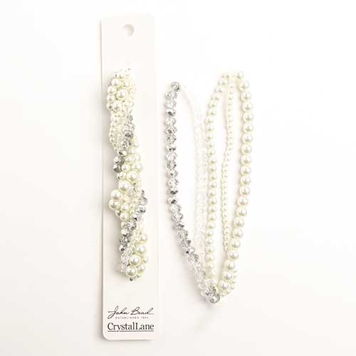Crystal Lane Twisted Bead Strands Mix - Ranunculus