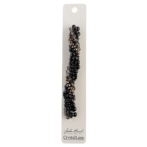 Crystal Lane Twisted Bead Strands Mix - Bat Orchid