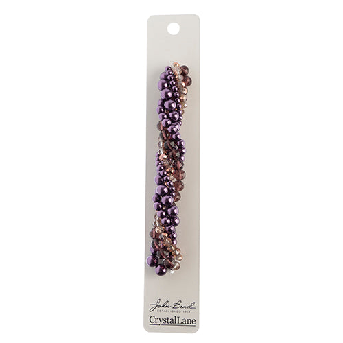 Crystal Lane Twisted Bead Strands Mix - Verbena