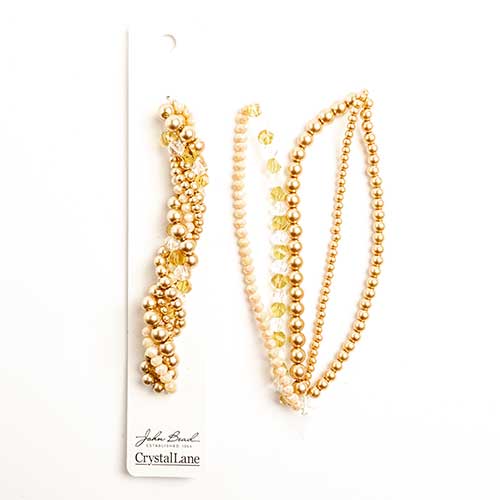 Crystal Lane Twisted Bead Strands Mix - Butterfly Weed