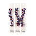 Crystal Lane Twisted Bead Strands Mix - Red/White/Blue Mix