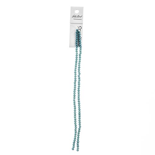 Crystal Lane Rondelle 2 Strand 7in (Apx110pcs) 3x4mm Opaque Dark Blue