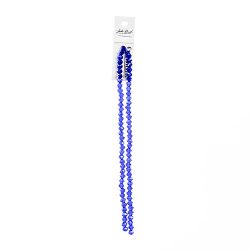 Crystal Lane Rondelle 2 Strand 7in (Apx78pcs) 4x6mm Transparent Sapphire AB