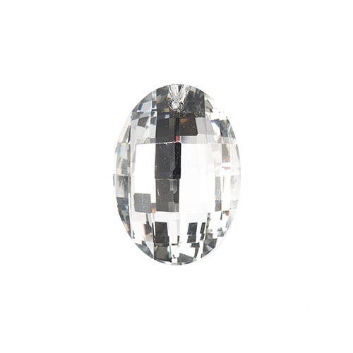 Crystal Lane Faceted Oval 27x37mm