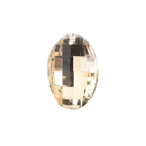 Crystal Lane Faceted Oval 27x37mm