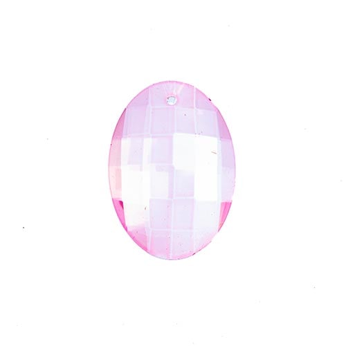 Crystal Lane Faceted Oval 27x37mm