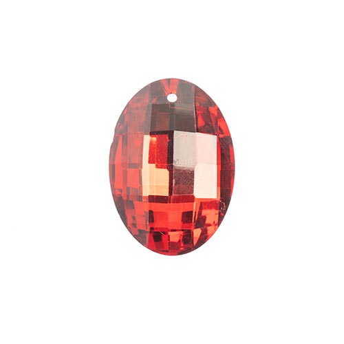 Crystal Lane Faceted Oval 27x37mm