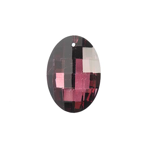 Crystal Lane Faceted Oval 27x37mm