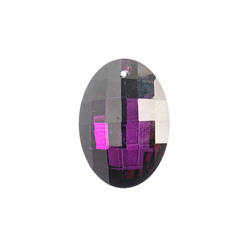 Crystal Lane Faceted Oval 27x37mm