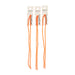 Crystal Lane Rondelle 2 Strand 7in (Apx246pcs) 1.5x2.5mm Opaque Orange