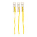 Crystal Lane Rondelle 2 Strand 7in (Apx246pcs) 1.5x2.5mm Opaque Yellow