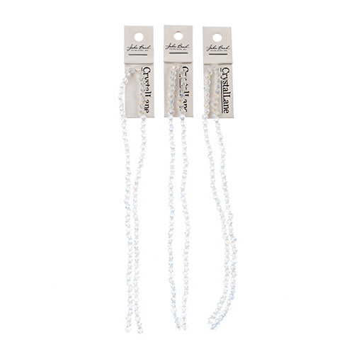 Crystal Lane Bicone 2 Strand 7in (Apx96pcs) 4mm Transparent Crystal AB