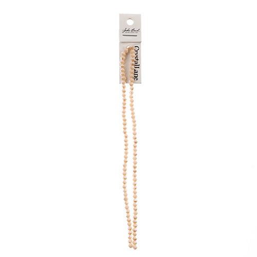 Crystal Lane Bicone 2 Strand 7in (Apx96pcs) 4mm Opaque Cream AB