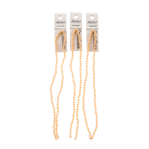 Crystal Lane Bicone 2 Strand 7in (Apx96pcs) 4mm Opaque Cream 