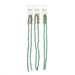 Crystal Lane Bicone 2 Strand 7in (Apx96pcs) 4mm Opaque Turquoise/Half Champagne Luster