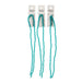 Crystal Lane Bicone 2 Strand 7in (Apx96pcs) 4mm Opaque Turquoise Blue