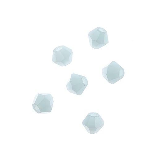 Crystal Lane Bicone 2 Strand 7in (Apx96pcs) 4mm Opaque Blue