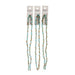 Crystal Lane Bicone 2 Strand 7in (Apx96pcs) 4mm Opaque Blue/Half Champagne Luster
