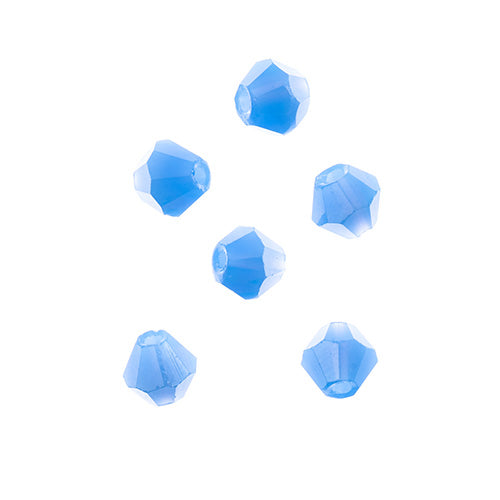 Crystal Lane Bicone 2 Strand 7in (Apx96pcs) 4mm Opaque Periwinkle