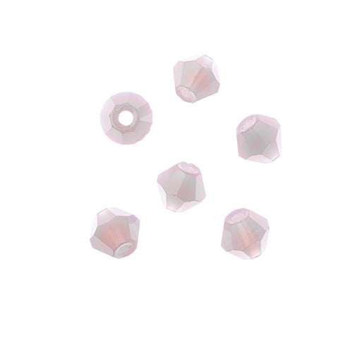 Crystal Lane Bicone 2 Strand 7in (Apx96pcs) 4mm Opaque Mauve