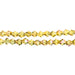 Crystal Lane Bicone 2 Strand 7in (Apx96pcs) 4mm Transparent Light Amber/Purple Luster