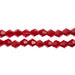 Crystal Lane Bicone 2 Strand 7in (Apx64pcs) 6mm Opaque Red