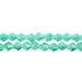 Crystal Lane Bicone 2 Strand 7in (Apx64pcs) 6mm Opaque Green Turquoise