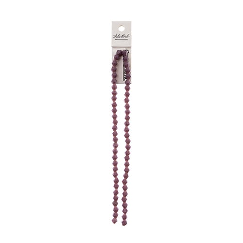 Crystal Lane Bicone 2 Strand 7in (Apx64pcs) 6mm Opaque Dark Purple