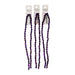 Crystal Lane Bicone 2 Strand 7in (Apx64pcs) 6mm Opaque Purple Iris