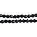 Crystal Lane Bicone 2 Strand 7in (Apx64pcs) 6mm Opaque Black