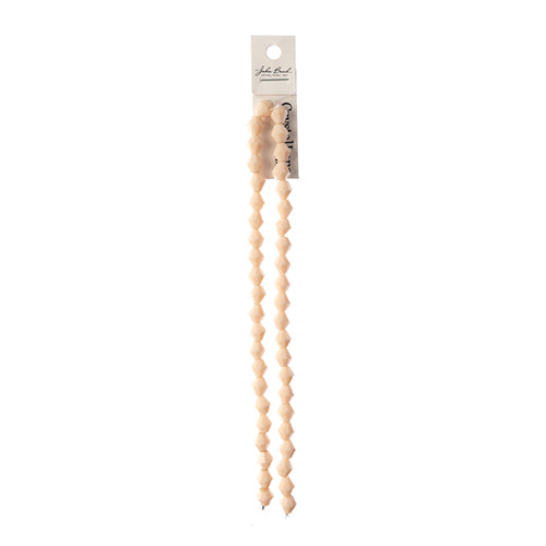 Crystal Lane Bicone 2 Strand 7in (Apx44pcs) 8mm Opaque Cream AB