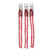 Crystal Lane Bicone 2 Strand 7in (Apx44pcs) 8mm Transparent Red AB