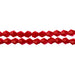 Crystal Lane Bicone 2 Strand 7in (Apx44pcs) 8mm Opaque Red