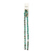 Crystal Lane Bicone 2 Strand 7in (Apx44pcs) 8mm Opaque Turquoise with Half Champagne Luster