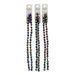Crystal Lane Bicone 2 Strand 7in (Apx44pcs) 8mm Opaque Multi Color Iris