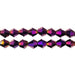 Crystal Lane Bicone 2 Strand 7in (Apx44pcs) 8mm Opaque Purple Iris