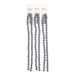 Crystal Lane Bicone 2 Strand 7in (Apx44pcs) 8mm Opaque Grey