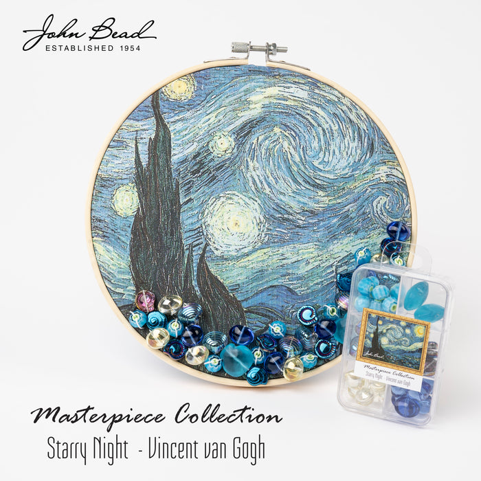 Masterpiece Collection Glass Bead Box Mix Apx85g Starry Night - Vincent Van Gogh