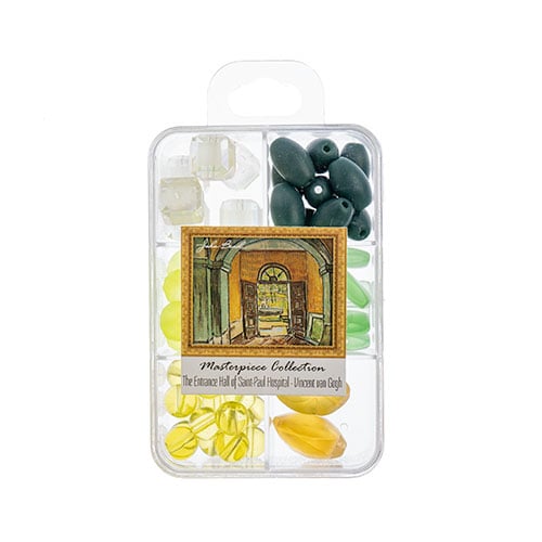 Masterpiece Collection Glass Bead Box Mix Apx85g Entrance Hall of St.Paul Hospital-Vincent van Gogh