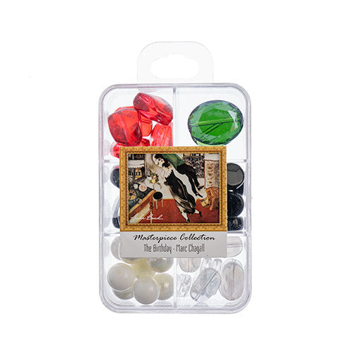 Masterpiece Collection Glass Bead Box Mix Apx85g The Birthday - Marc Chagall